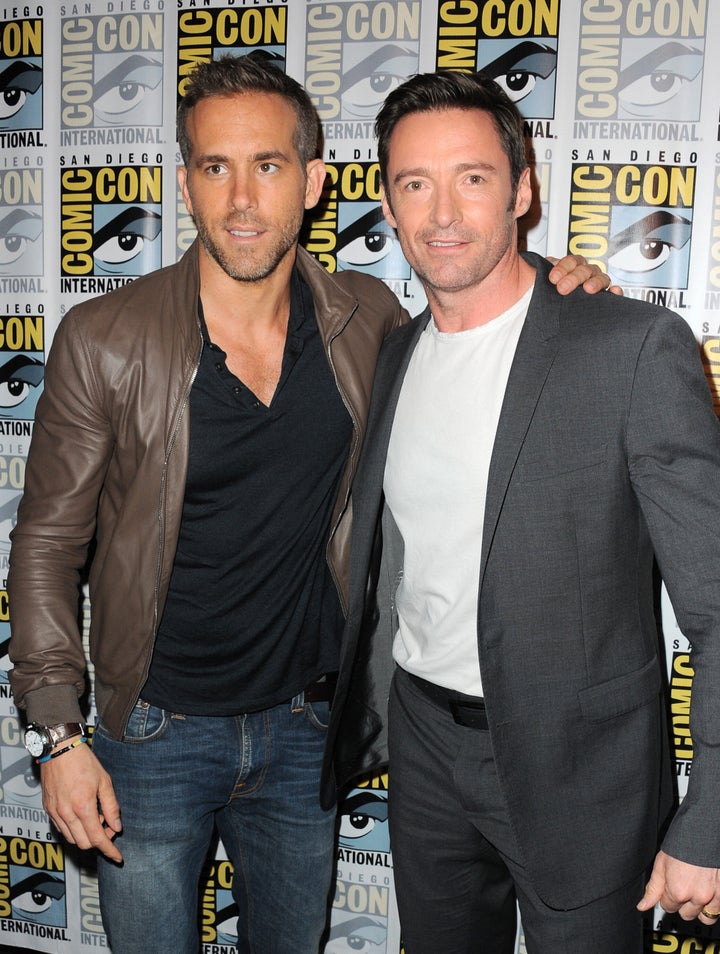 Actors Ryan Reynolds and Hugh Jackman, pictured in 2015.