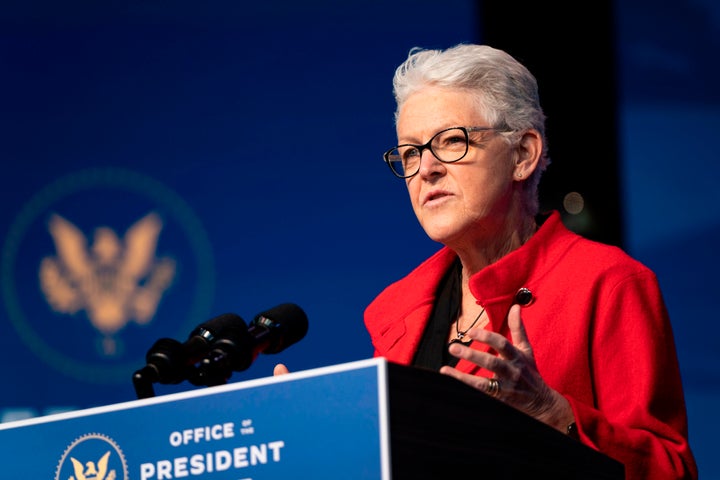 Defeating the threat of global climate change "is the fight of our lifetimes," Gina McCarthy said after being introduced
