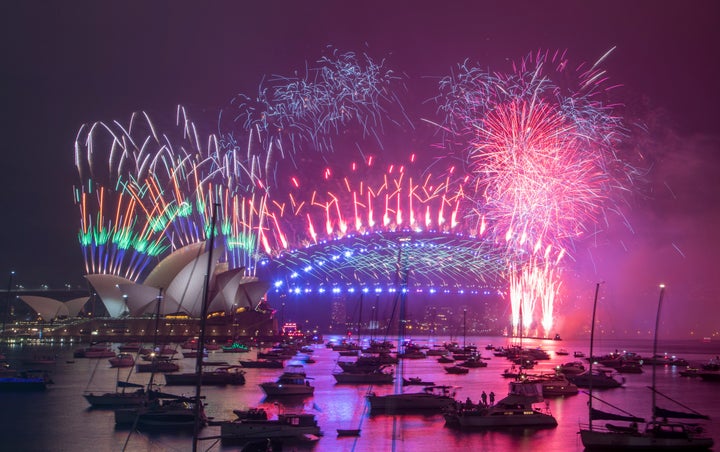 2020 in australia #countdown2020 sydney harbour happy nye #2020newyear happy new year's eve New Year's Celebrations Muted By Coronavirus As Curtain Draws On 2020 | HuffPost Canada World News