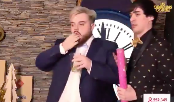 Campanadas de Ibai Llanos en Twitch.