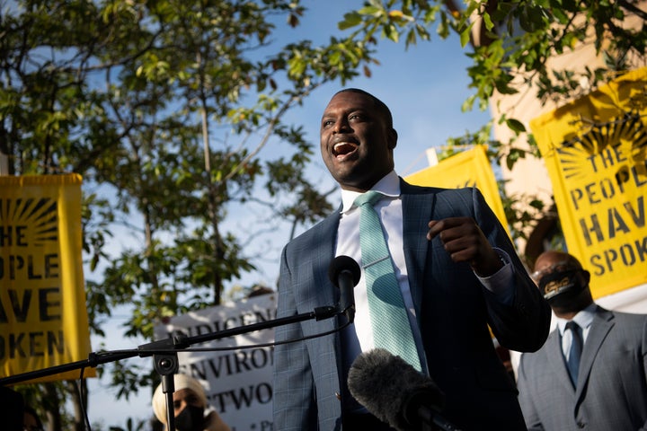 Rep. Mondaire Jones (D-N.Y.) won in an entirely suburban district and is due to represent his freshman colleagues to House le