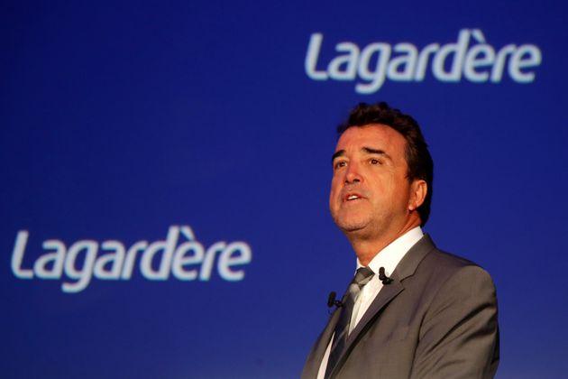 Arnaud Lagardère, patron du groupe Lagardère, photographié à Paris en mai 2018.