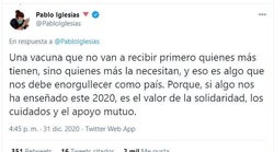 Un profesor de Harvard da una contundente respuesta a este tuit de Pablo