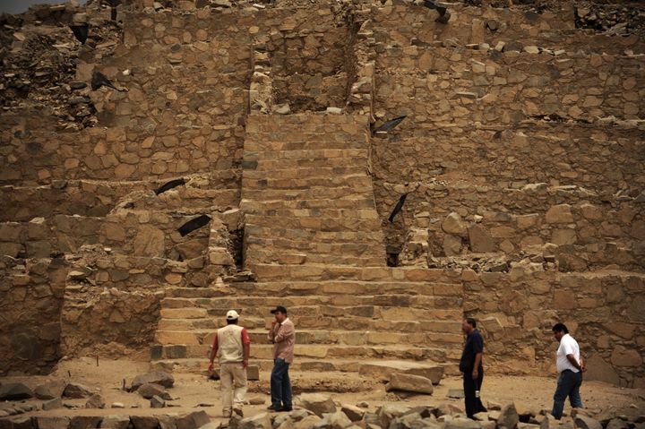 Τουρίστες στον αρχαιολογικό χώρο