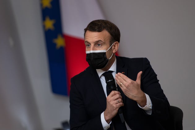 Emmanuel Macron, ici à Tours, le 5 janvier 2021.