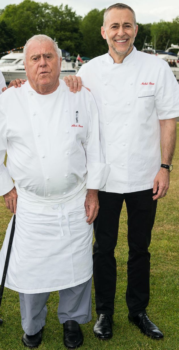 (L-R) Albert Roux and Michel Roux Jr