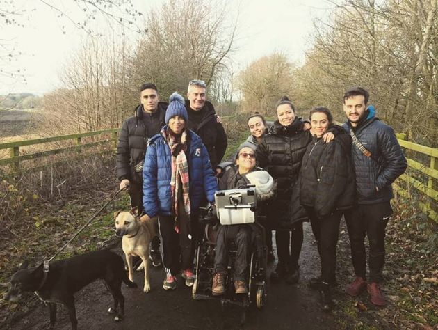 Katie Clarke and her family.