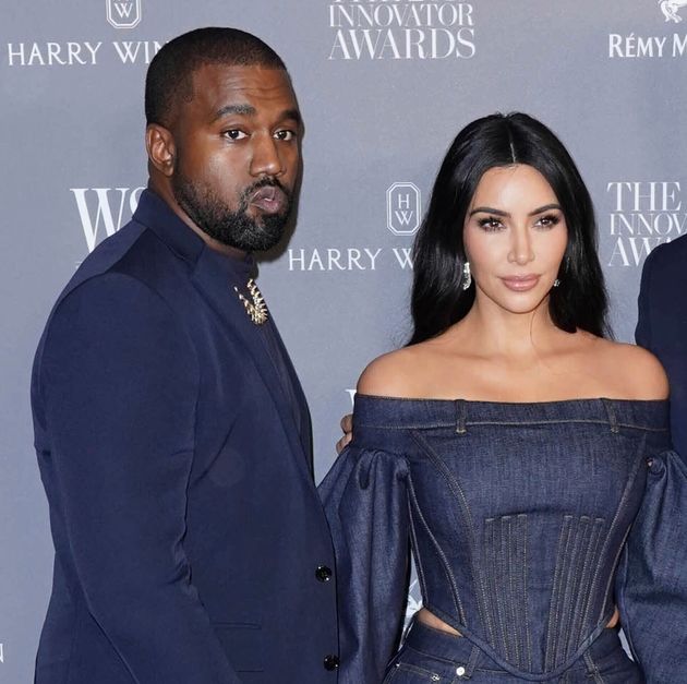 Kanye West et Kim Kardashian, lors de la cérémonie des WSJ Mag en 2019, au MoMa de New York