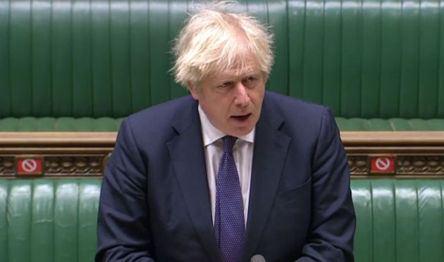 Boris Johnson, ici au Parlement britannique à Londres, le 6 janvier 2021.