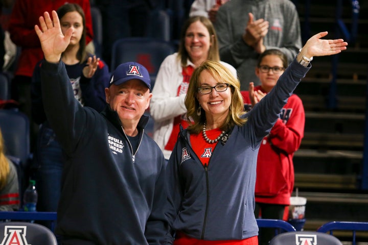 Former Rep. Gabrielle Giffords and newly elected Sen. Mark Kelly (D-Ariz.) have been married since 2007.