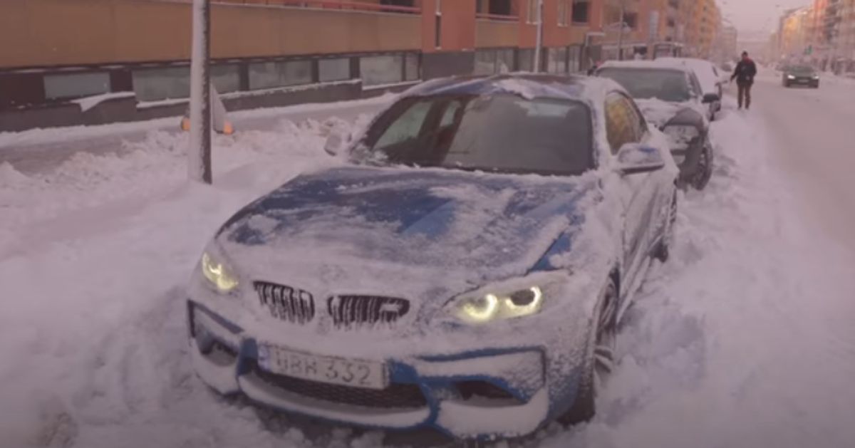 Is it because all the cars that use wheels in the snow are imported cars like Mercedes, BMW, and Audi because they are just rear-wheel drive?  (video)