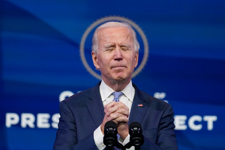 Joe Biden se dirige a sus seguidores en Wilmington, Delawere, este miércoles, tras el asalto al Capitolio.