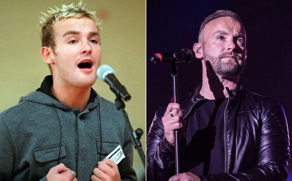 Kevin Simm pictured in 2001 and 2019