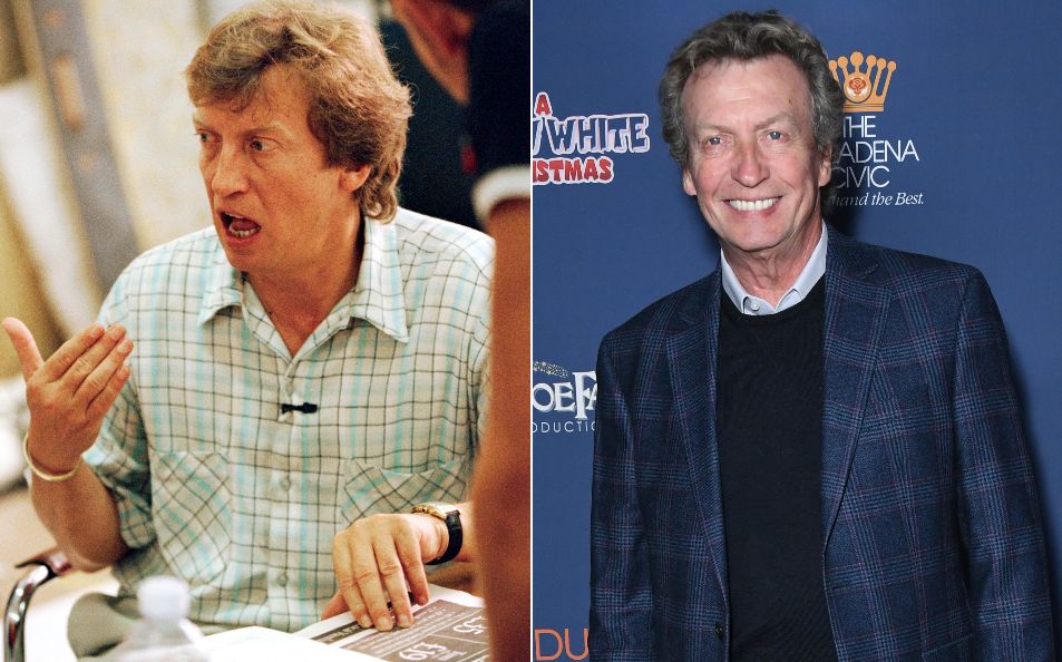 Former Popstars judge Nigel Lythgoe pictured in 2001 and 2019