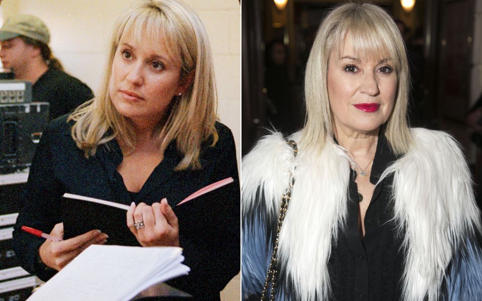 Nicki Chapman in 2001 and 2020