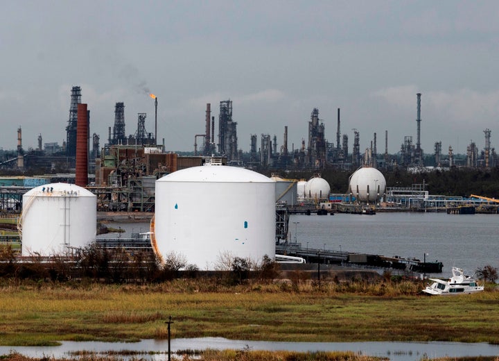 An oil and gas processing plant in Lake Charles, Louisiana. Among the Trump-era regulations that a Democratic-controlled Congress might be able to roll back is the decision to maintain rather than strengthen air quality standards for particulate matter and ozone, two toxic air pollutants emitted from power plants and vehicles.