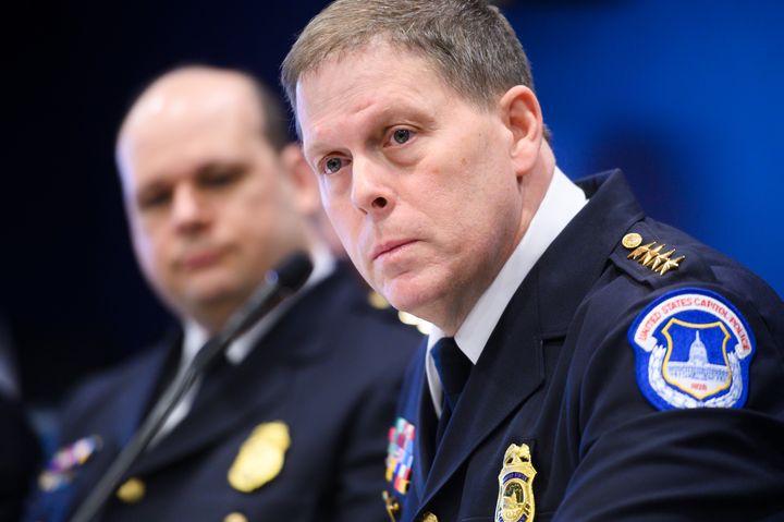 Capitol Police Chief Steven Sund was slammed for his handling of the security breach. 