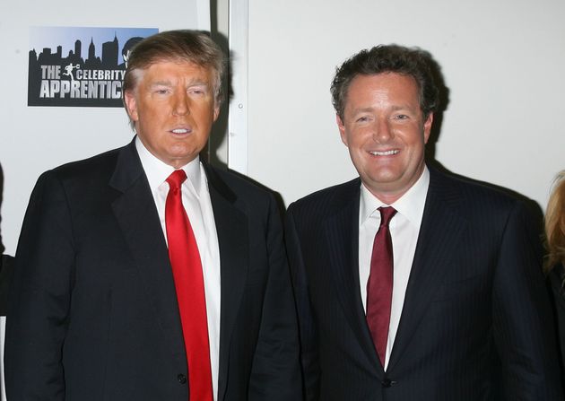 Piers appeared opposite Trump on The Apprentice in the US in 2007