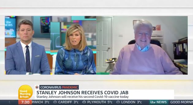 Ben Shephard and Kate Garraway speak to Stanley Johnson