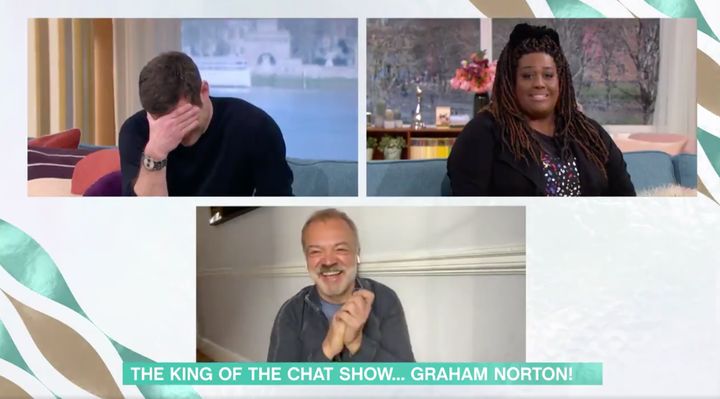 Graham Norton appeared on Friday's episode of This Morning