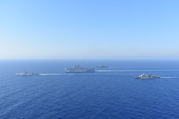 Αύγουστος 2020 Ναυτική άσκηση Ελλάδας - Γαλλίας στην Ανατολική Μεσόγειο