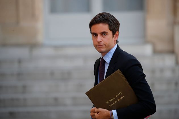 Gabriel Attal le 7 juillet 2020 (AP Photo/Francois Mori)