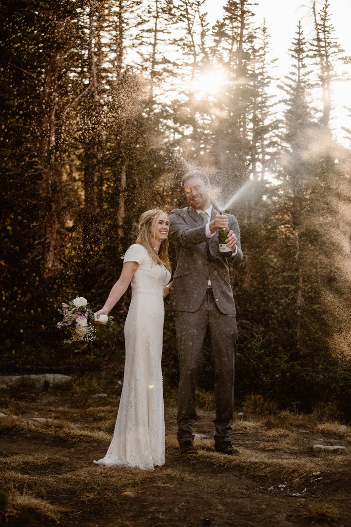 The adventurous duo wanted to elope against a scenic backdrop.