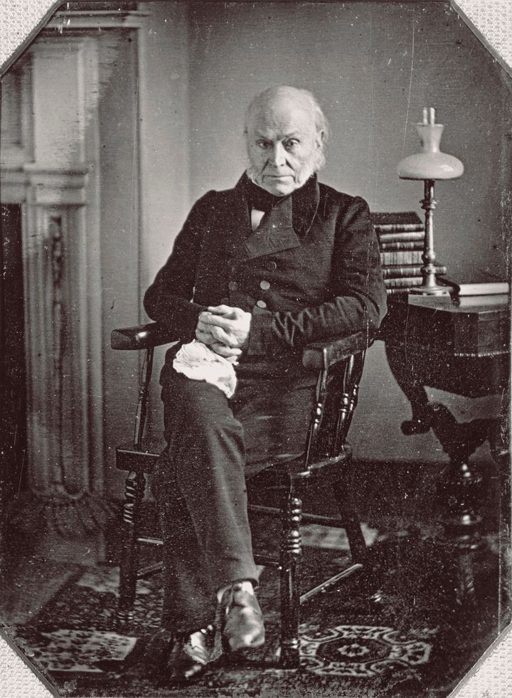 Cette photo de John Quincy Adams fut la première d'un président américain. (Daguerreotype de John Quincy Adams. Photo par VCG Wilson/Corbis via Getty Images)