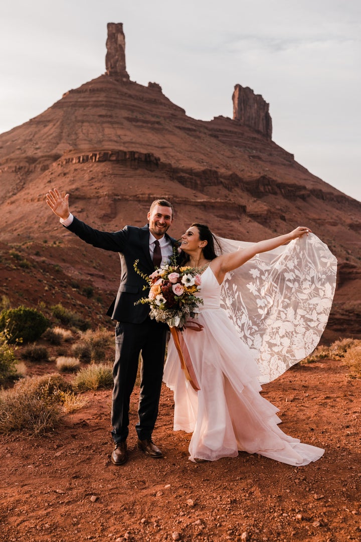 The two eloped in Moab, Utah, with just a few family members present.