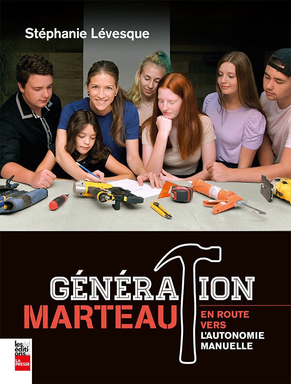 <em>Génération marteau : en route vers l'autonomie manuelle, </em>Les Éditions La Presse, 176 pages, <a href="https://editions.lapresse.ca/products/generation-marteau" target="_blank" role="link" class=" js-entry-link cet-external-link" data-vars-item-name="34,95$" data-vars-item-type="text" data-vars-unit-name="5ff89b2fc5b6c77d85e65fa2" data-vars-unit-type="buzz_body" data-vars-target-content-id="https://editions.lapresse.ca/products/generation-marteau" data-vars-target-content-type="url" data-vars-type="web_external_link" data-vars-subunit-name="article_body" data-vars-subunit-type="component" data-vars-position-in-subunit="2">34,95$</a>