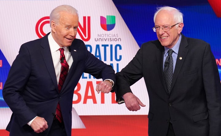 After Democrats' takeover of the Senate, progressives closer in ideology to Sen. Sanders Bernie Sanders (I-Vt.) than President-elect Joe Biden, see a chance to push Biden left.