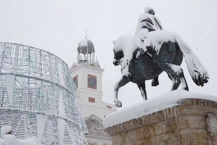 La Puerta del Sol de Madrid.