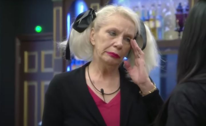 Angie Bowie in the Celebrity Big Brother house