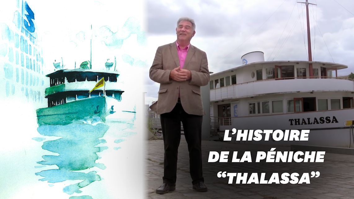 Pour "Thalassa", Georges Pernoud avait fait construire sa péniche sur mesure