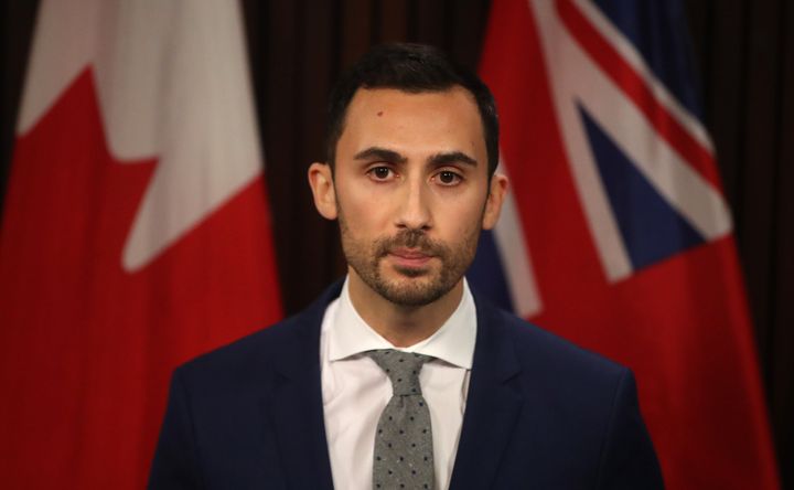 Ontario Minister of Education Stephen Lecce makes an announcement on March 3, 2020.