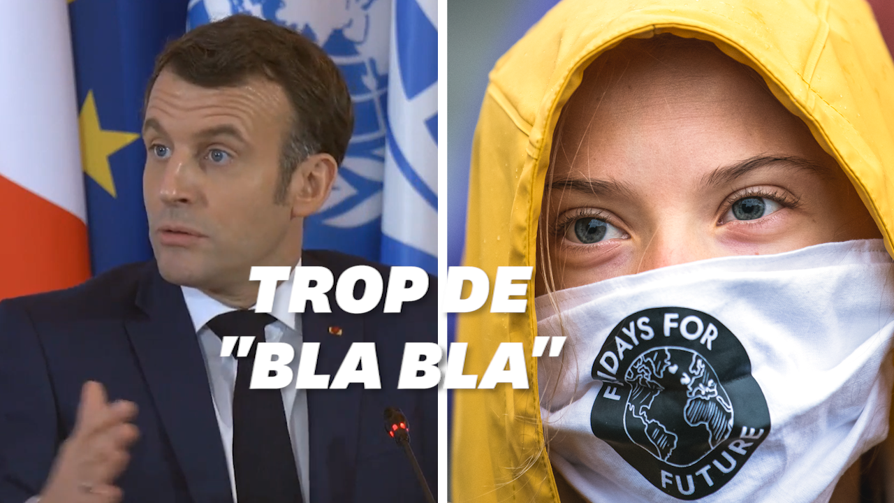 Greta Thunberg offre son résumé du One Planet Summit, Macron répond