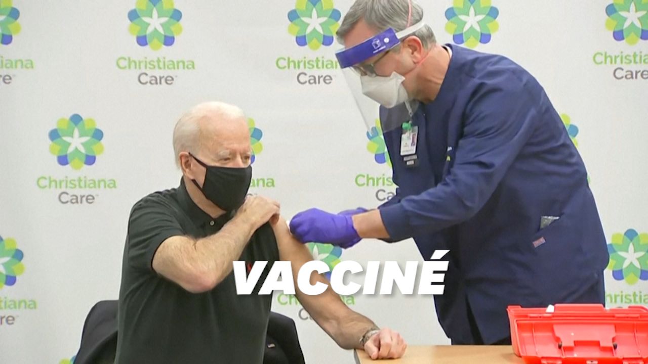 Joe Biden reçoit sa 2e dose du vaccin Pfizer/BioNTech contre le Covid-19