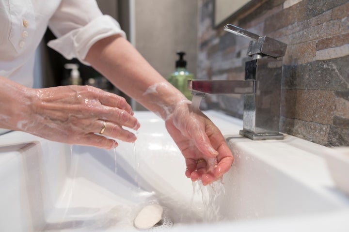 If you don't have a separate bathroom your sick partner can use,&nbsp;keep disinfecting wipes in your shared bathroom and wipe all communal surfaces down after use.