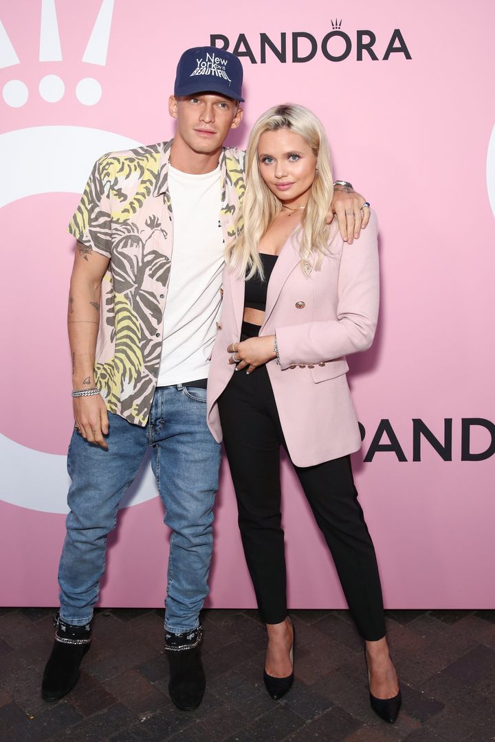 Cody Simpson and Alli Simpson attend the Pandora Me Party at Cargo Hall at the Overseas Passenger Terminal on October 24, 2019 in Sydney.