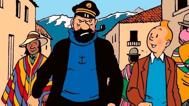ElEl Capitán Haddock y Tintín