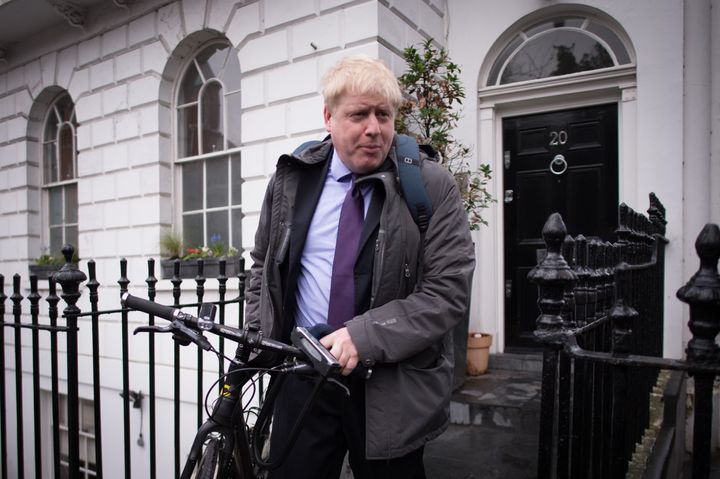 Johnson has often been seen cycling since he was London mayor
