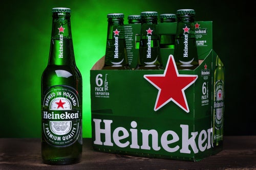 Heineken ビール広告 ディスプレイ Heineken ビール広告 ディスプレイ（ハイネケン 350ml 缶 24本 1