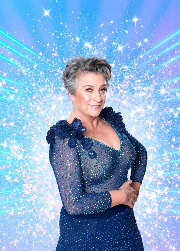 Caroline Quentin in her Strictly promo photo