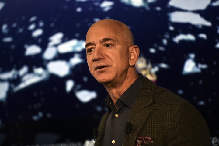 Amazon founder and CEO Jeff Bezos has pledged to meet the goals of the Paris climate agreement 10 years early. But some remain skeptical of the online giant, which doesn't participate in a leading climate disclosure initiative and still provides services to oil and gas companies.