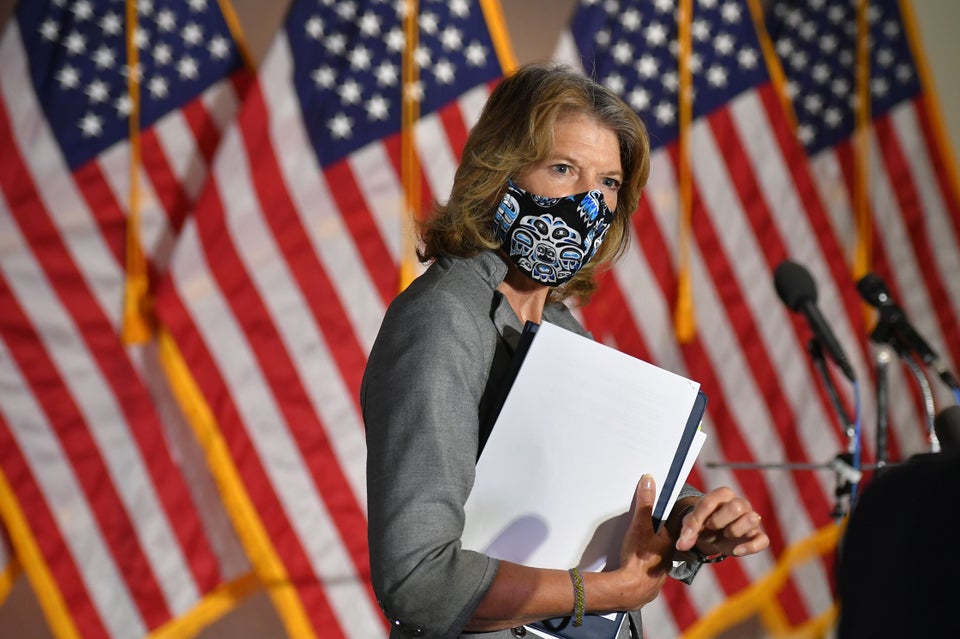 Senator Lisa Murkowski is one of a handful of Republicans who support removing Trump.