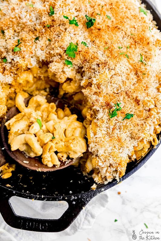 Baked Vegan Mac and Cheese from Jessica In The Kitchen﻿