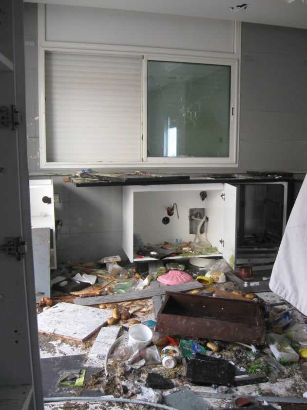 Maison saccagée de B.