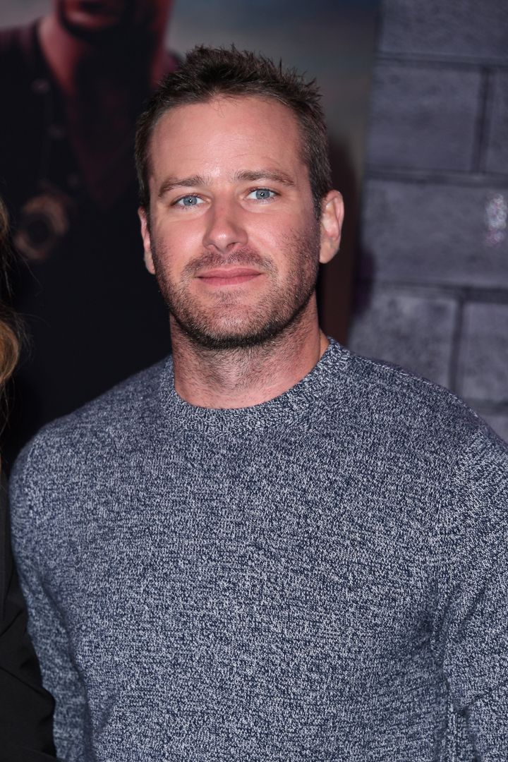 Armie Hammer at the premiere of "Bad Boys For Life" on January 14, 2020 in Hollywood, California.