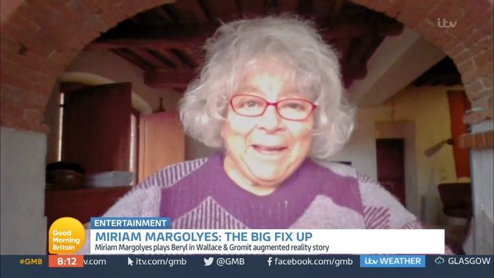 Miriam Margolyes appears on Good Morning Britain