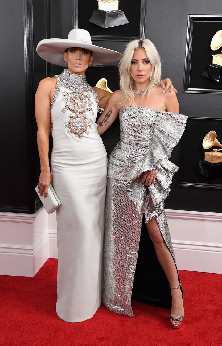 Jennifer Lopez, left, and Lady Gaga, right, will perform at President-elect Joe Biden’s inauguration ceremony in Washington next week.